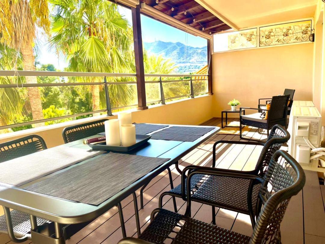 Calido Apartamento Con Gran Terraza Y Vistas A 600 Metros Del Mar Benalmadena Luaran gambar